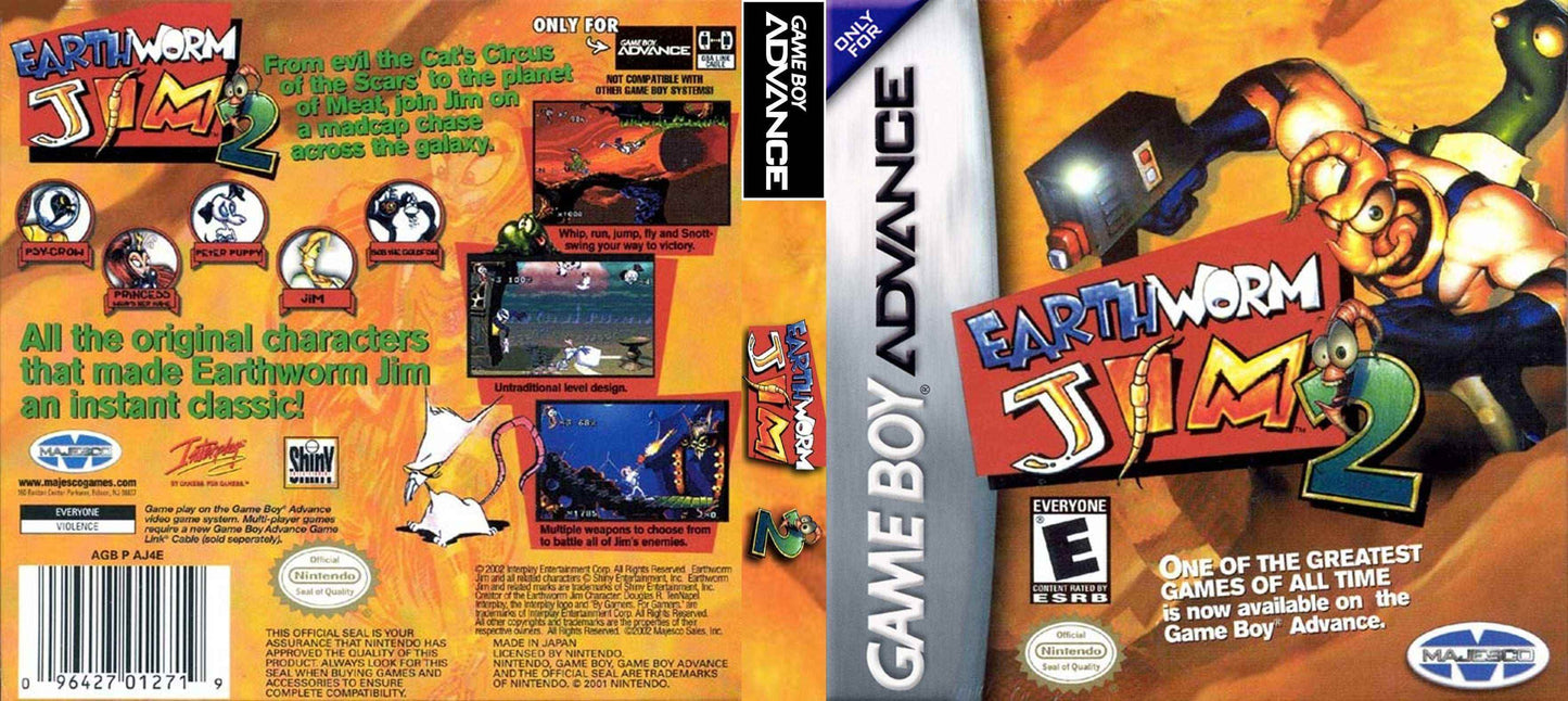 Earthworm Jim 2 Cover Art - WOI Solutions