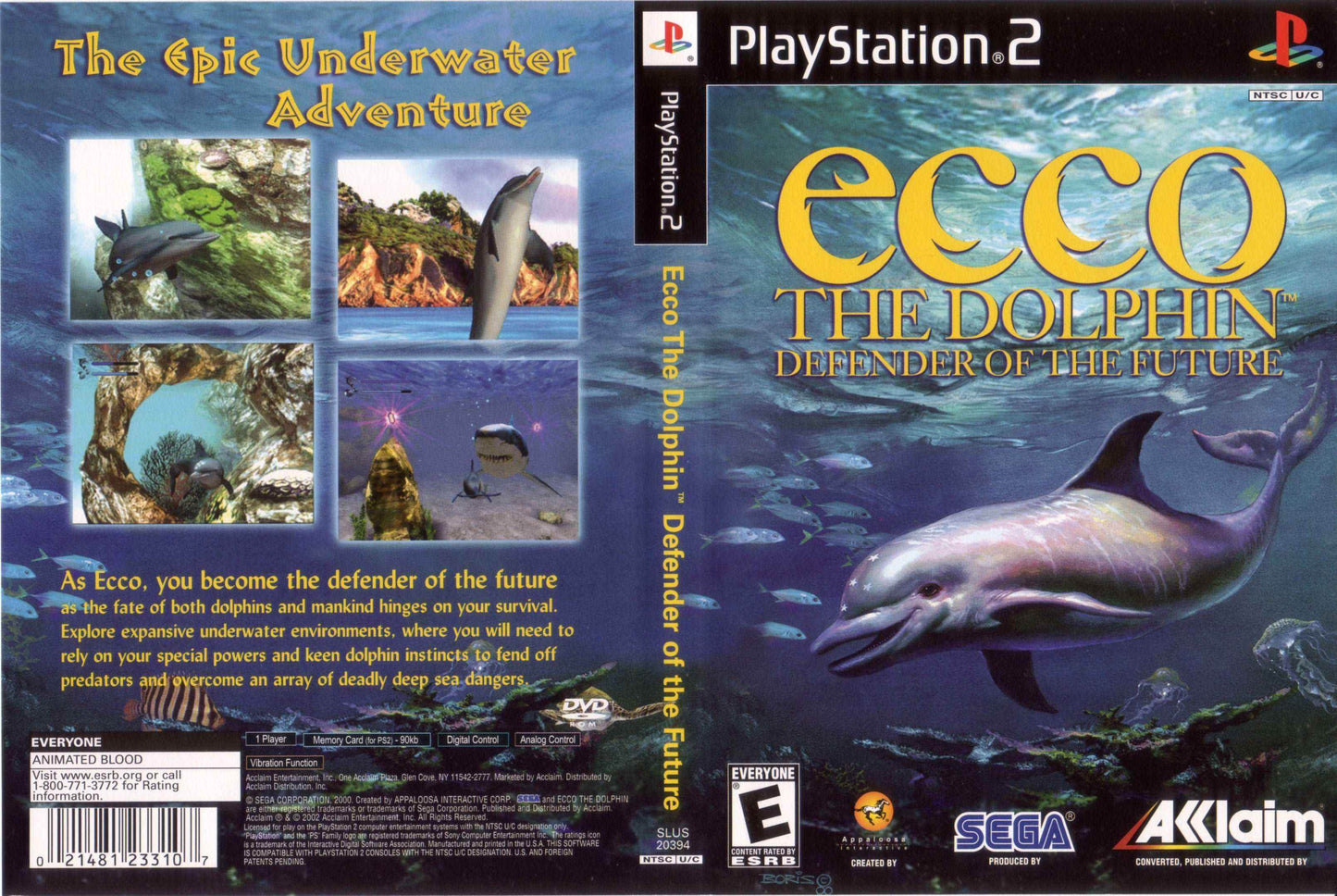 Ecco the Dolphin - Defender of the Future Cover Art - WOI Solutions