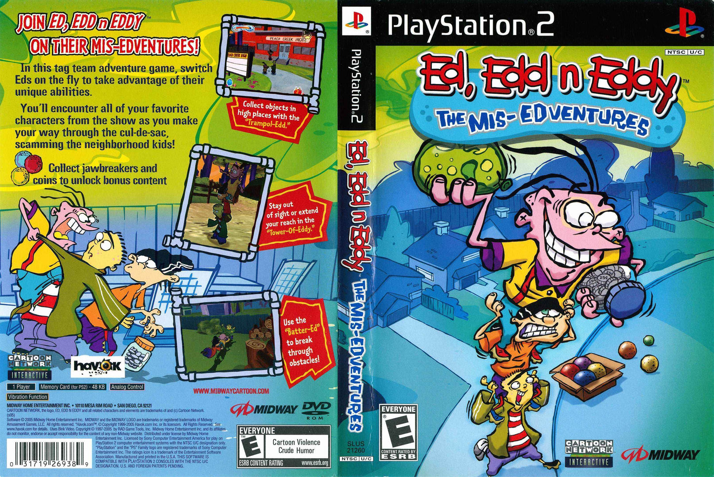 Ed, Edd n Eddy - The Mis-Edventures Cover Art - WOI Solutions