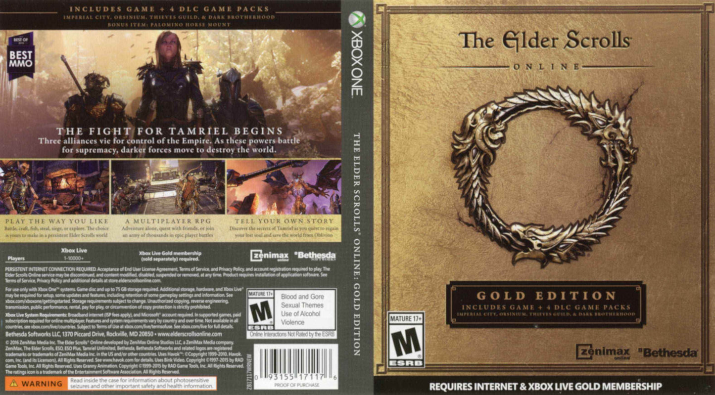 Elder Scrolls Online Cover Art - WOI Solutions