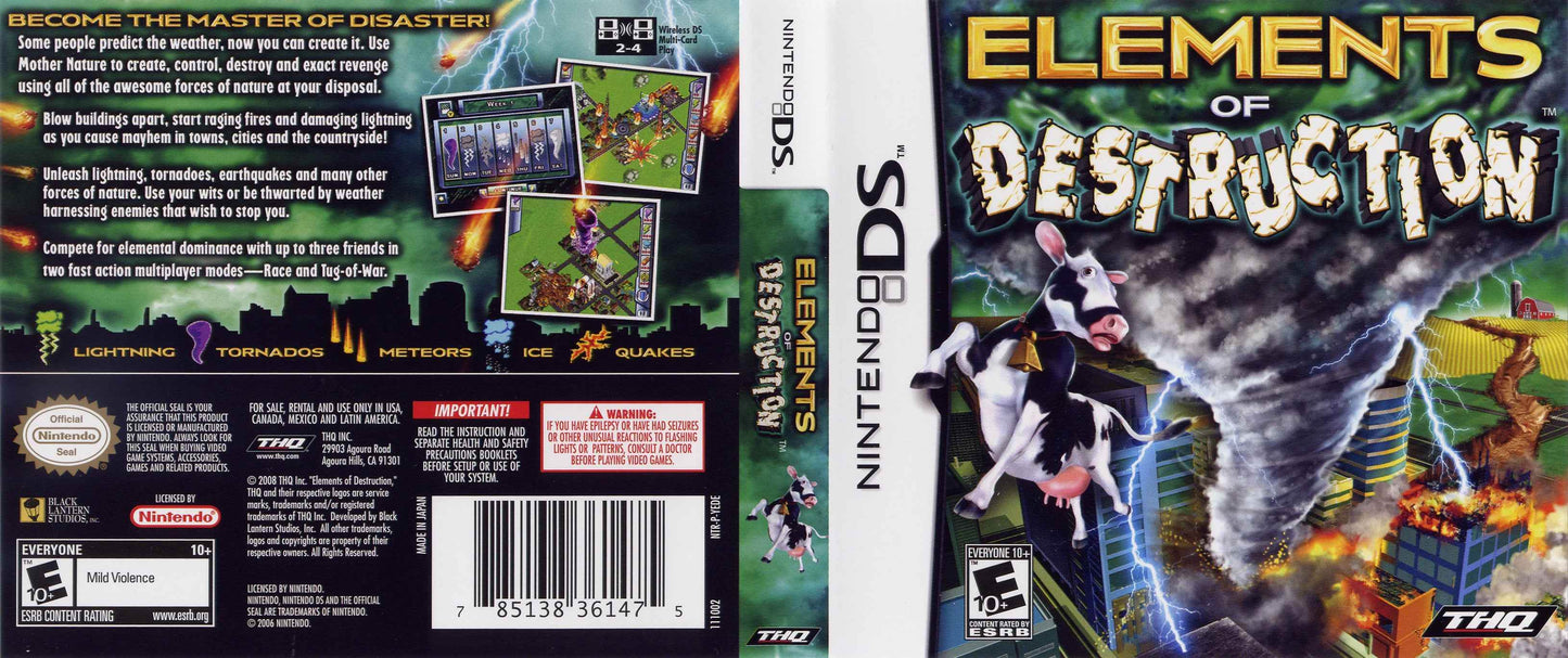 Elements of Destruction Cover Art - WOI Solutions