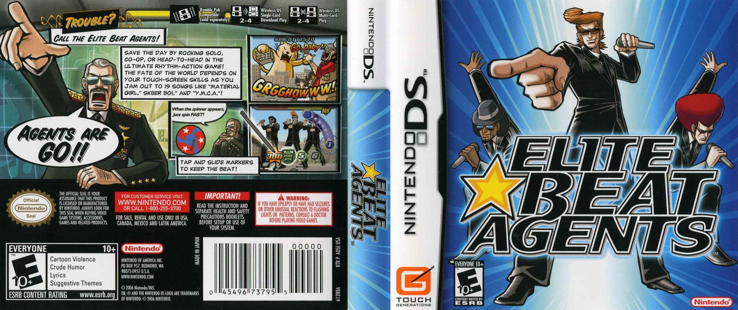 Elite Beat Agents Cover Art - WOI Solutions