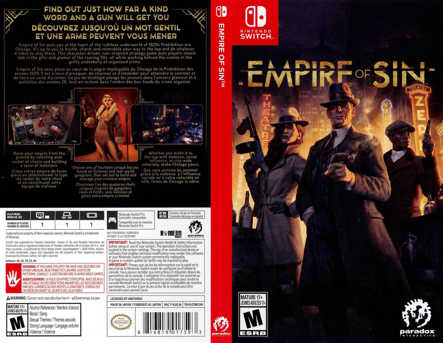 Empire of Sin Cover Art - WOI Solutions