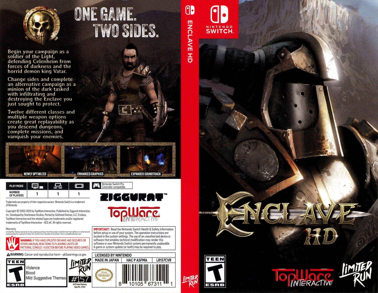 Enclave HD Cover Art - WOI Solutions