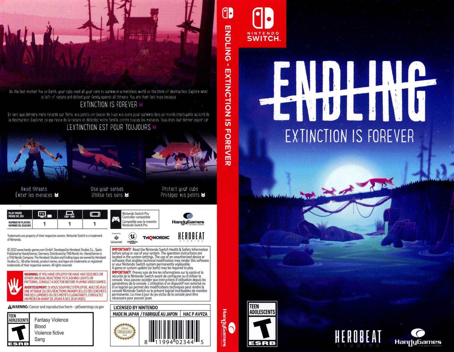 Endling Extinction is Forever Cover Art - WOI Solutions