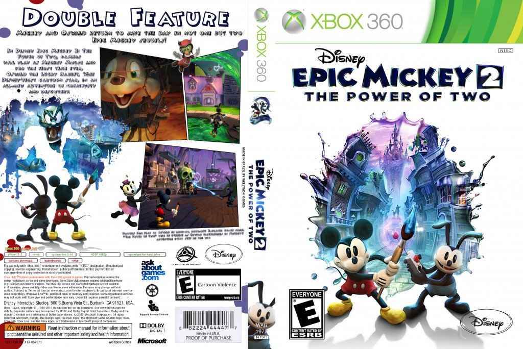 Epic Mickey 2 Cover Art - WOI Solutions