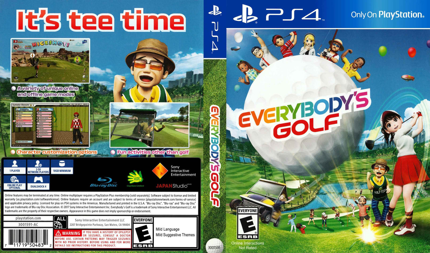 Everybody's Golf Cover Art - WOI Solutions