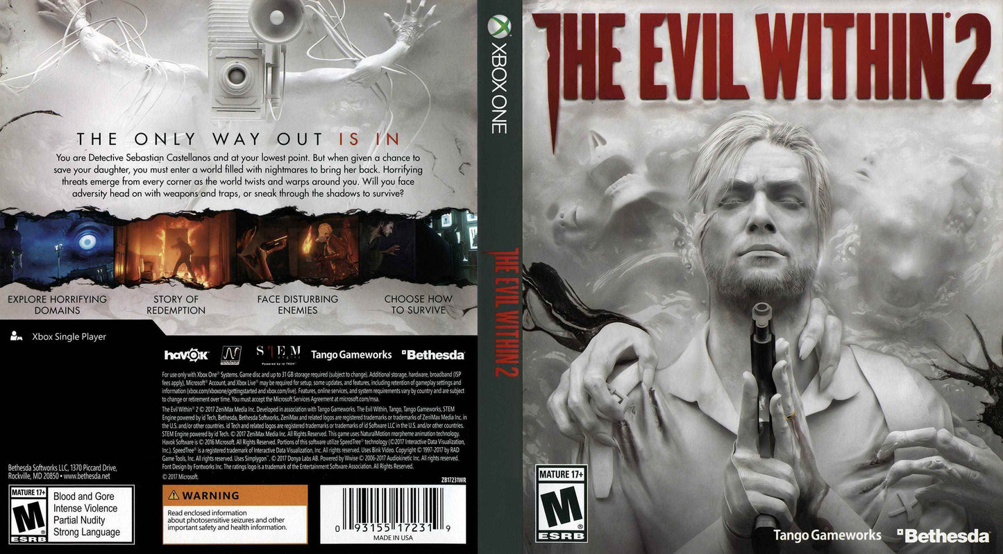 Evil Within 2, The Cover Art - WOI Solutions