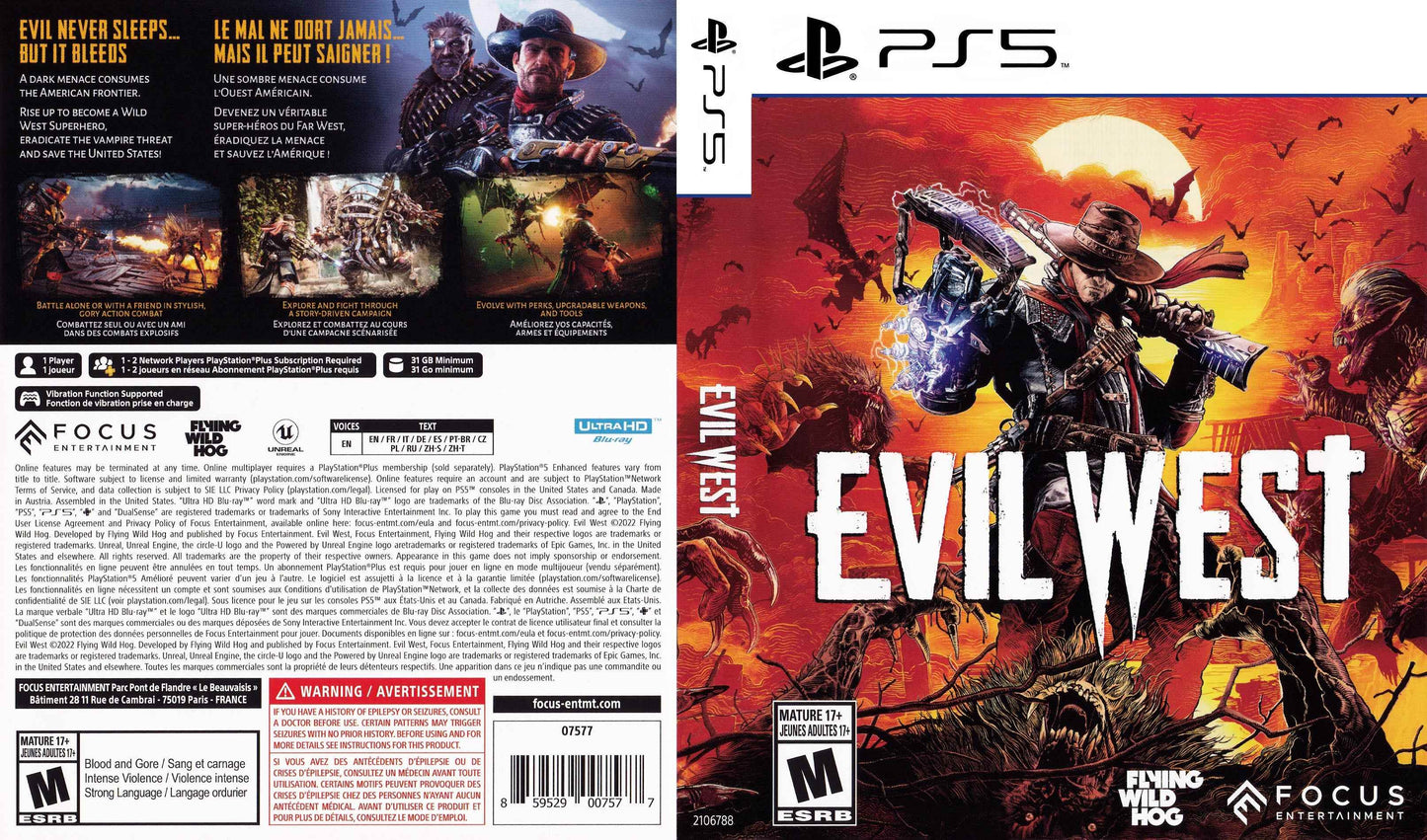 Evil West Cover Art - WOI Solutions