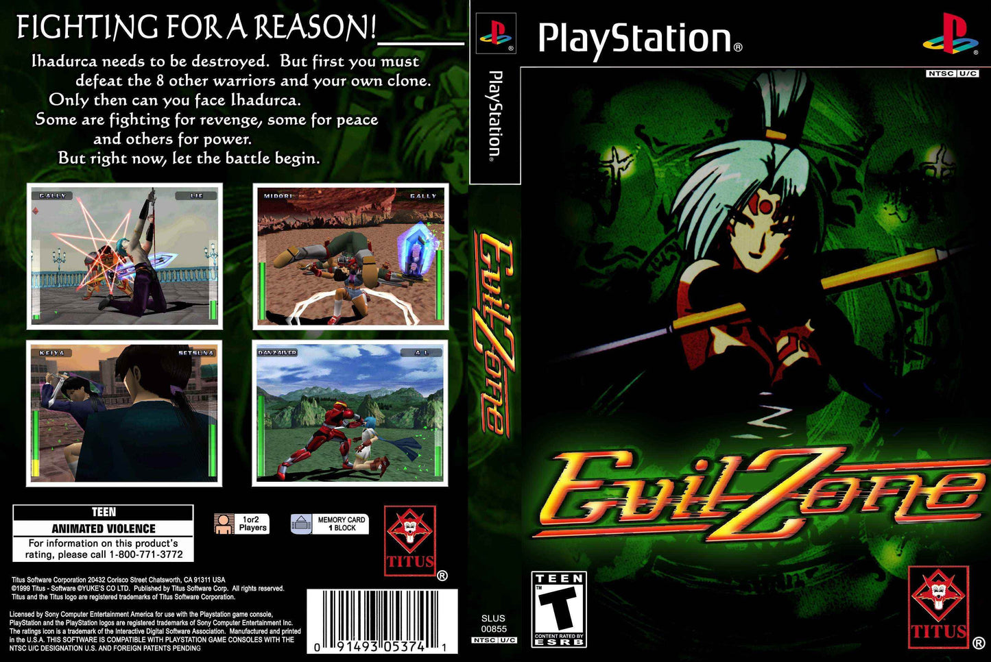 Evil Zone Cover Art - WOI Solutions