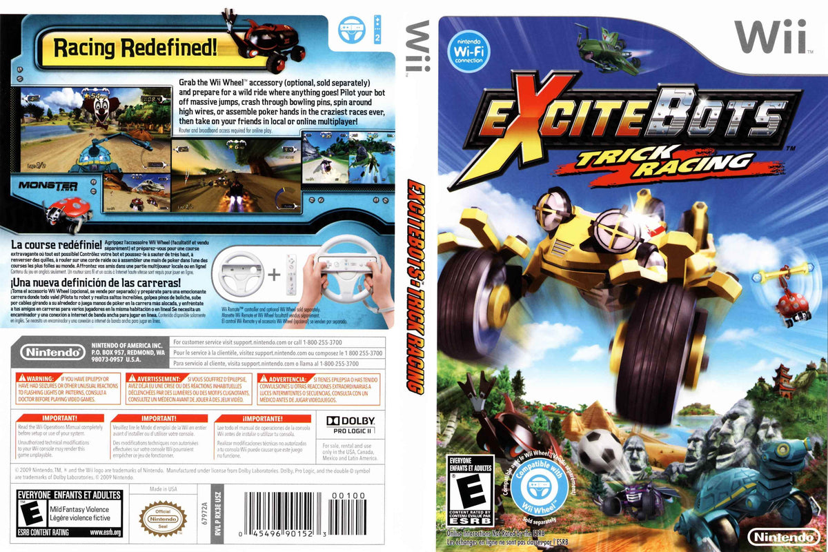 Excitebots Trick Racing Cover Art - WOI Solutions