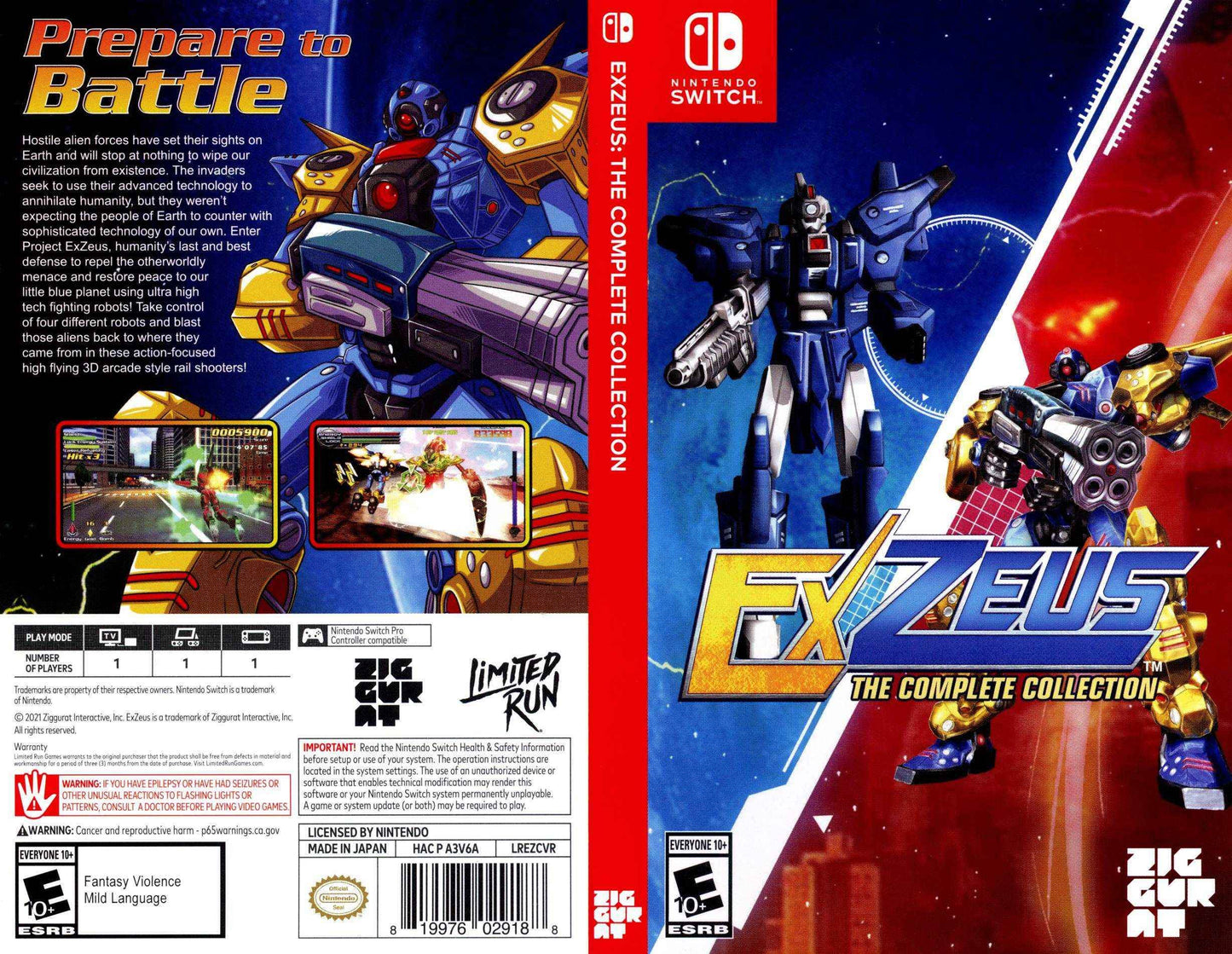 Exzeus The Complete Collection Cover Art - WOI Solutions