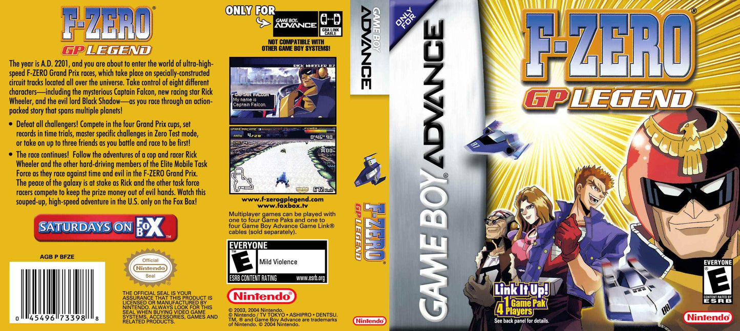 F-Zero GP Legend Cover Art - WOI Solutions