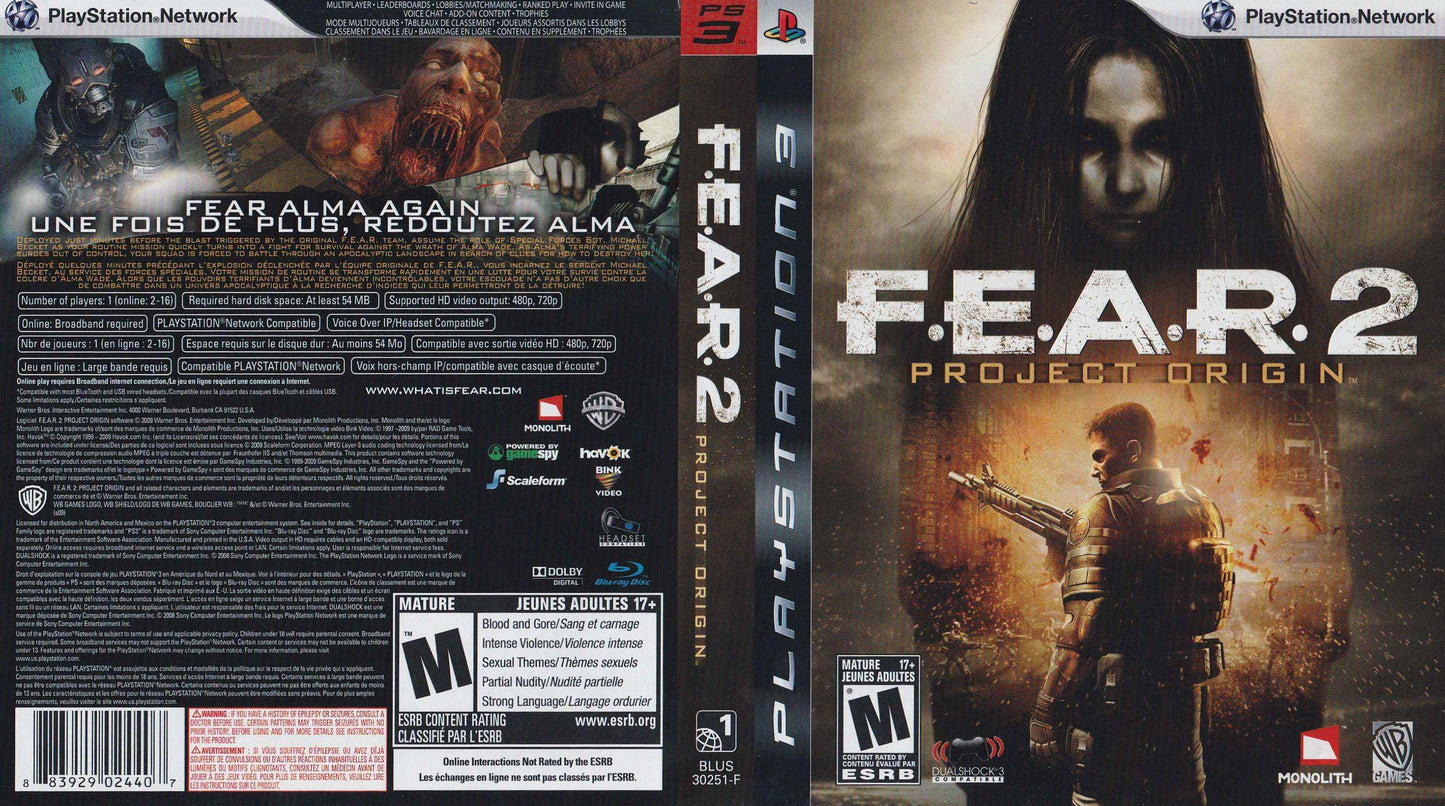 F.E.A.R. 2 Project Origin Cover Art - WOI Solutions