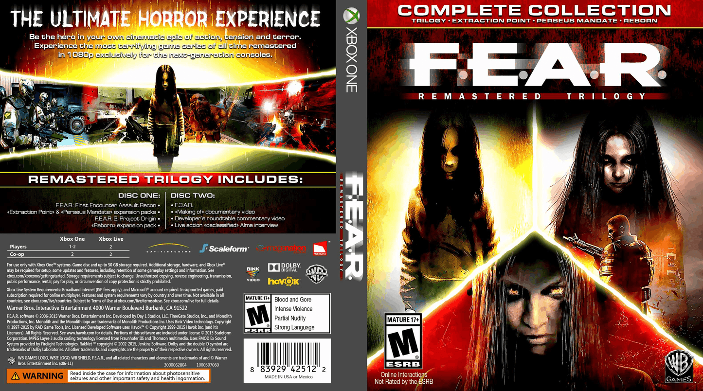 F.E.A.R. Remastered Trilogy Cover Art - WOI Solutions