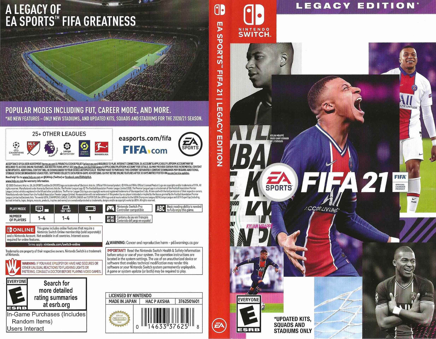 FIFA 21 Legacy Edition Cover Art - WOI Solutions