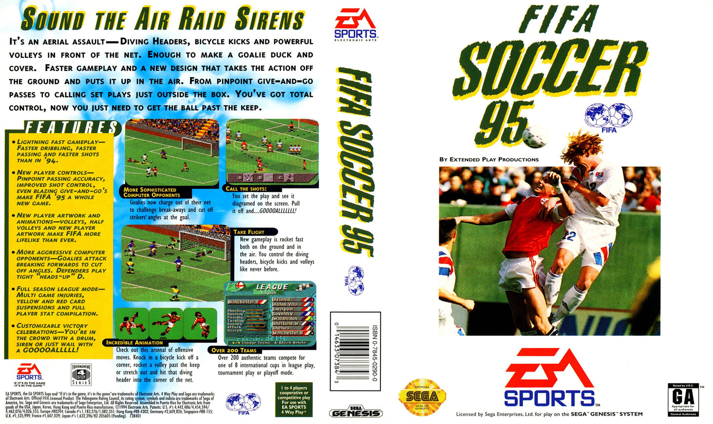 FIFA 95 Cover Art - WOI Solutions