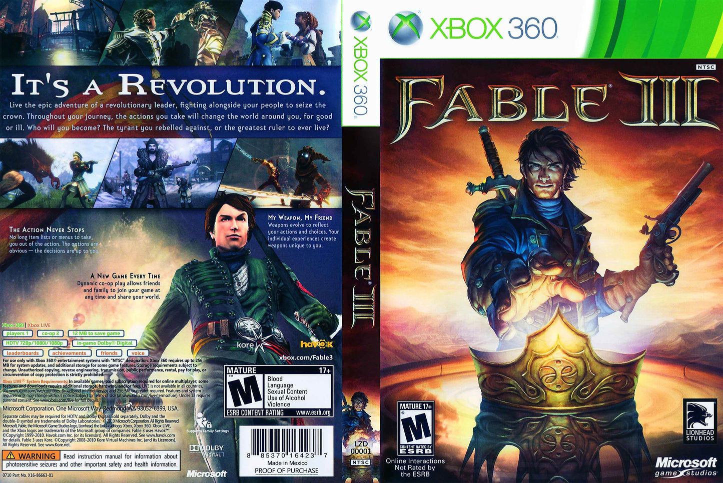 Fable III Cover Art - WOI Solutions