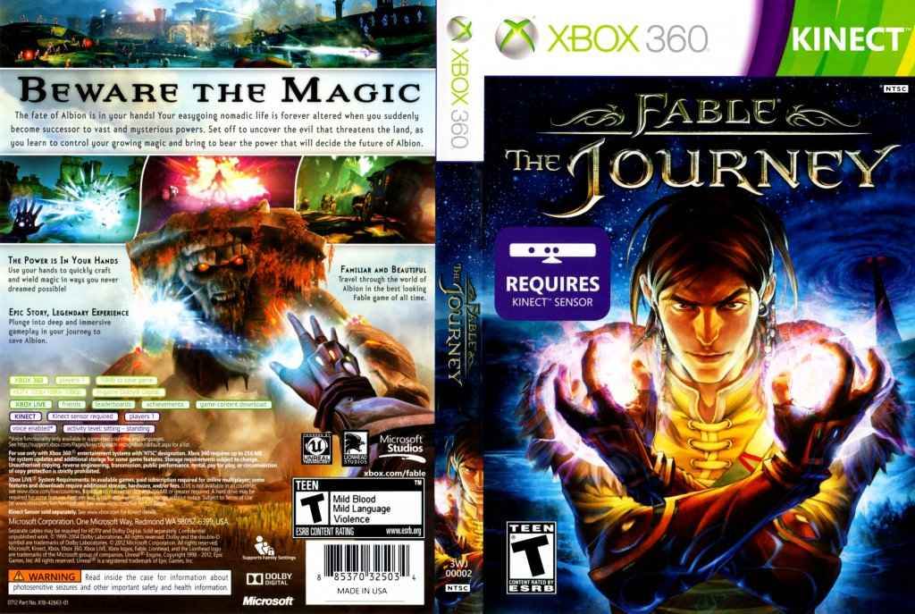 Fable The Journey Cover Art - WOI Solutions