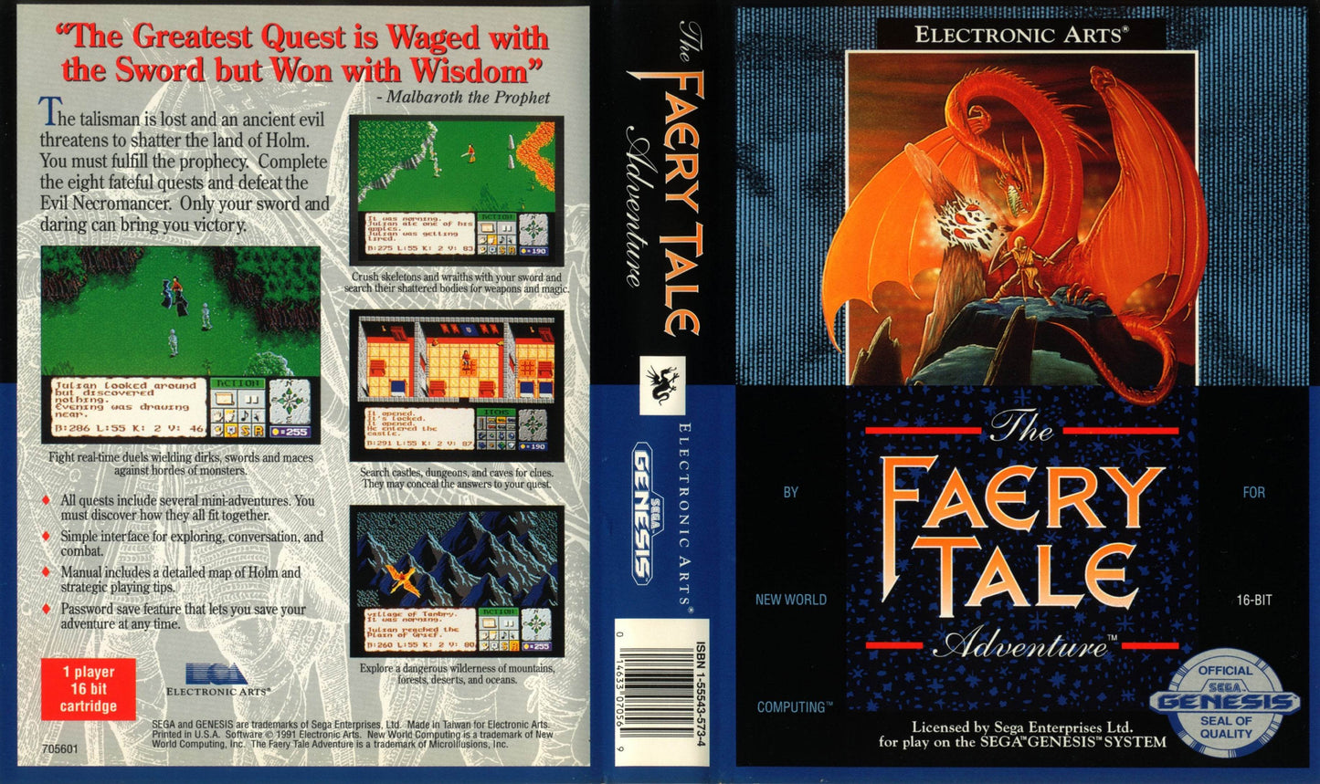 Faery Tale Adventure Cover Art - WOI Solutions