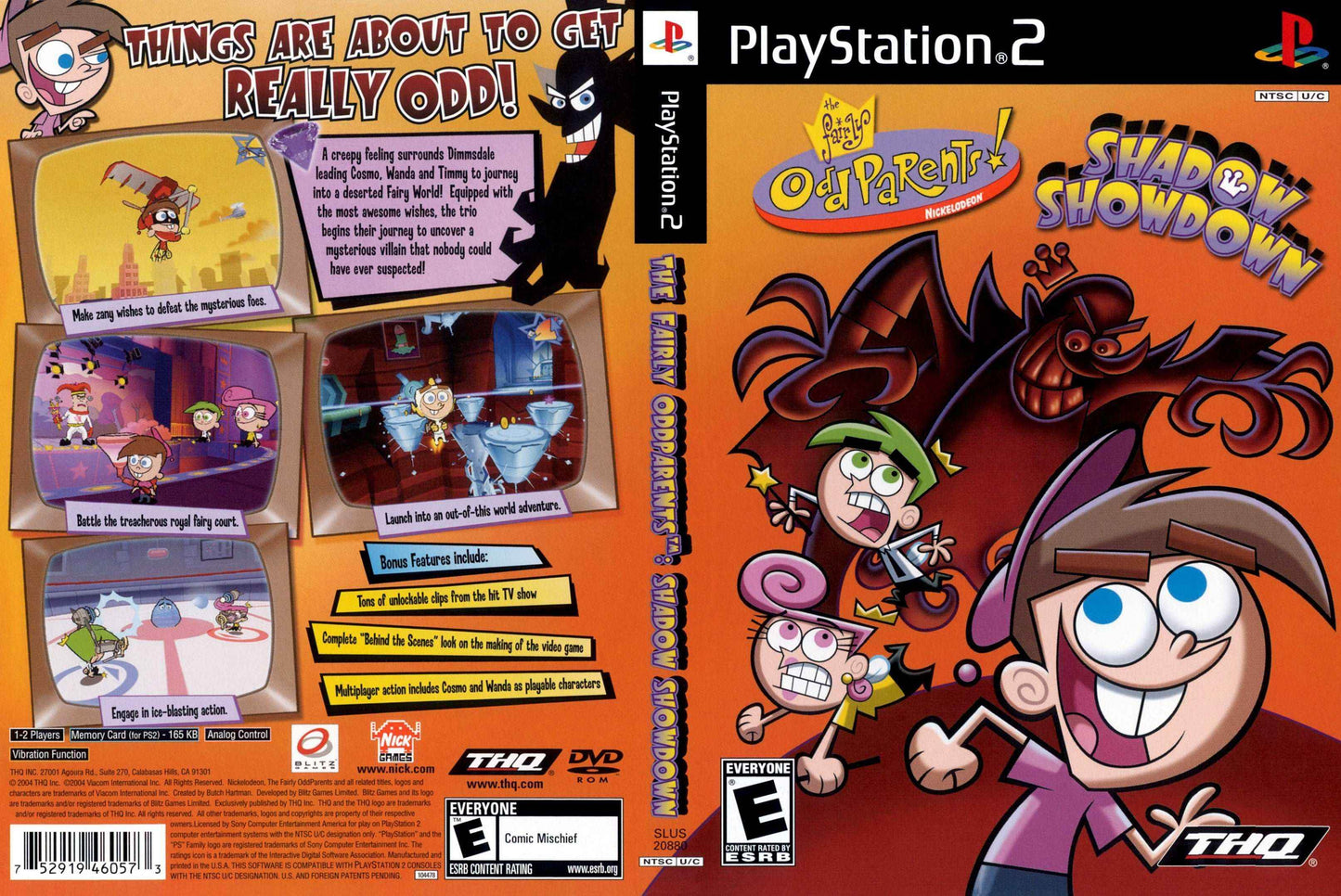 Fairly Oddparents Shadow Showdown, The Cover Art - WOI Solutions