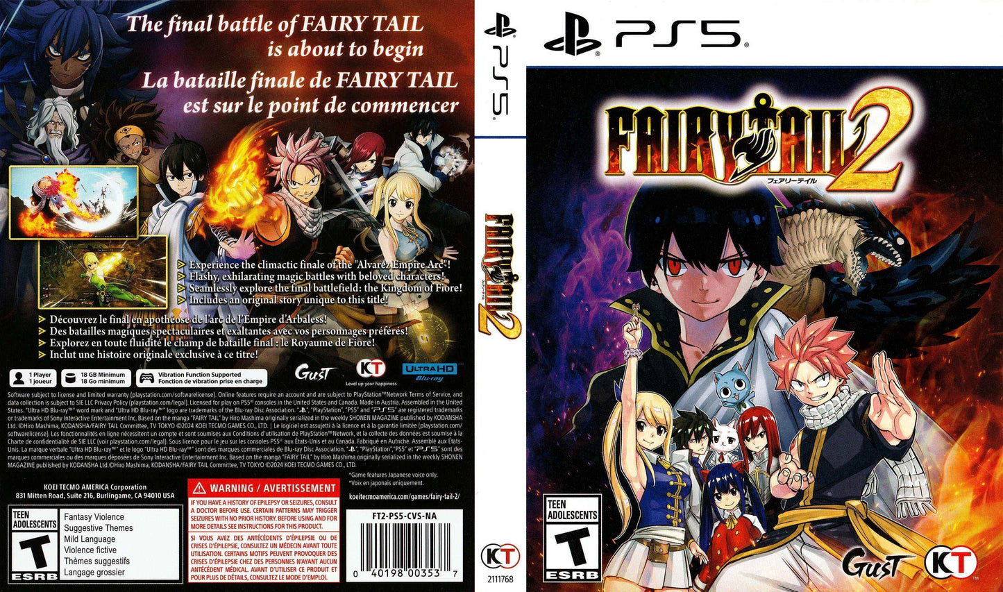 Fairy Tail 2 Cover Art - WOI Solutions