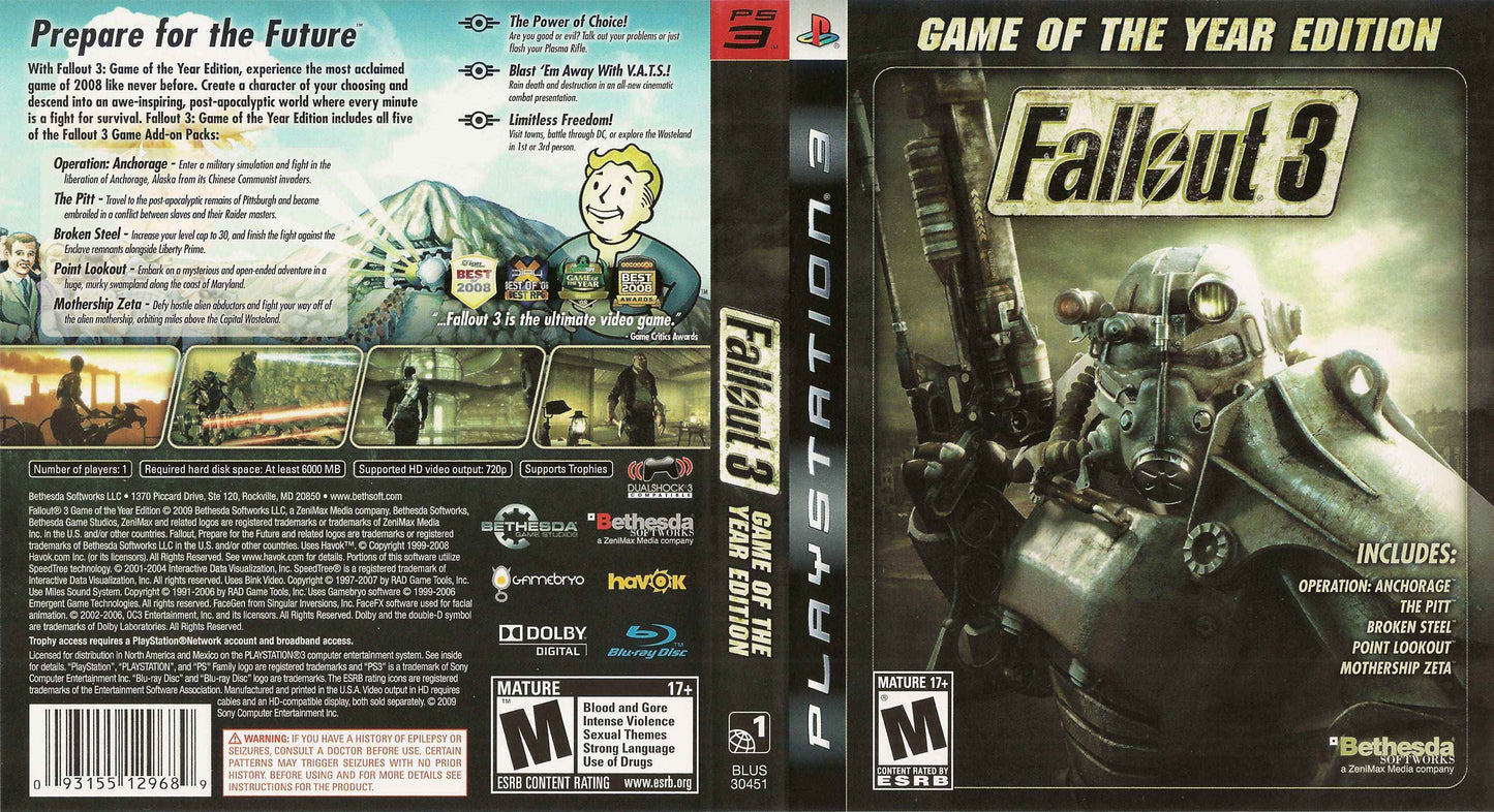 Fallout 3 Cover Art - WOI Solutions
