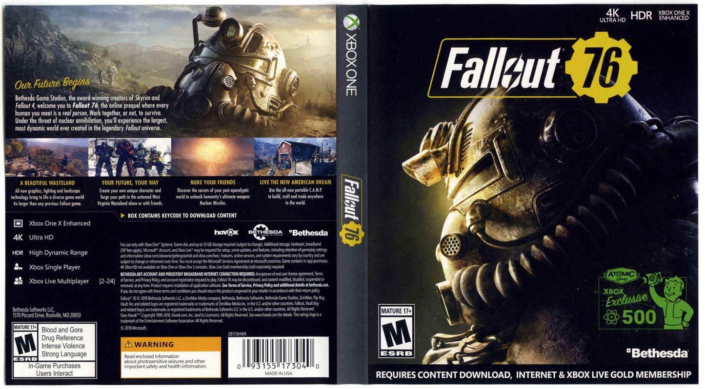 Fallout 76 Cover Art - WOI Solutions