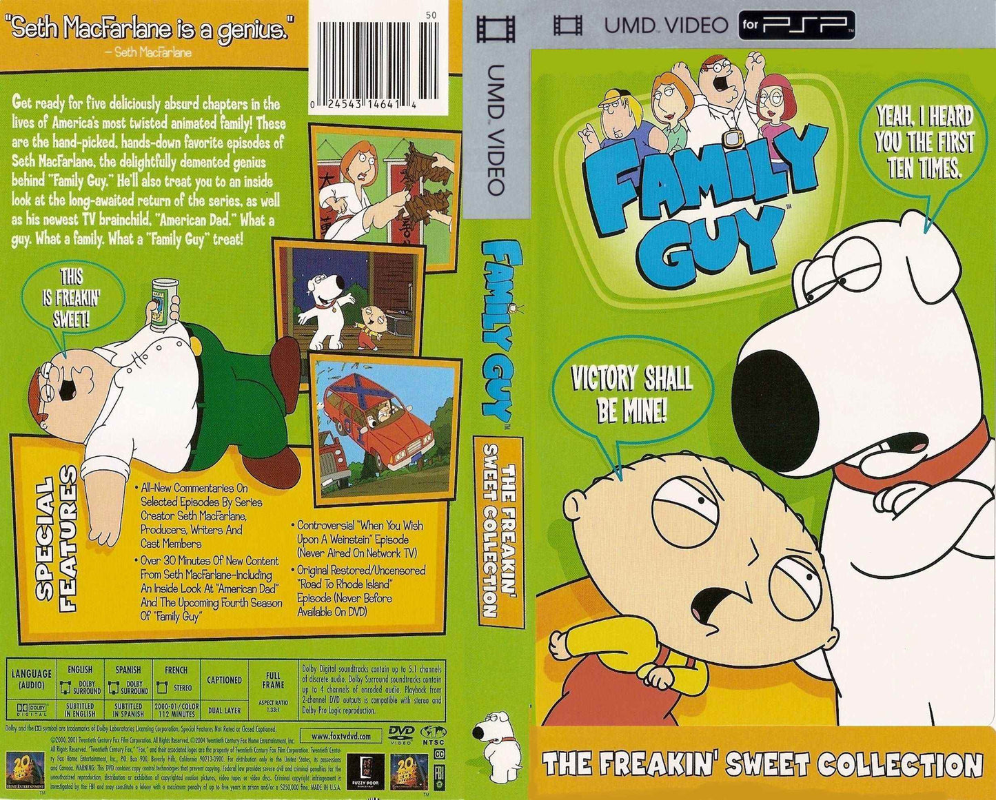 Family Guy The Freaking Sweet Collection Cover Art - WOI Solutions