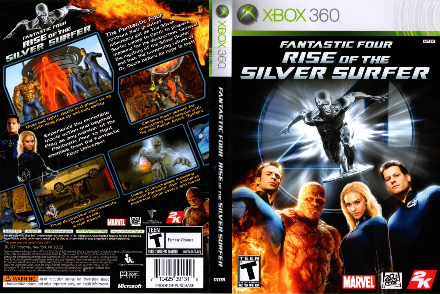 Fantastic Four Rise of the Silver Surfer Cover Art - WOI Solutions