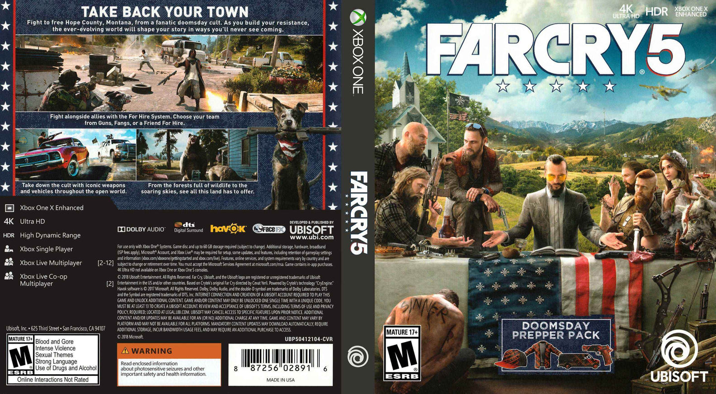 Far Cry 5 Cover Art - WOI Solutions