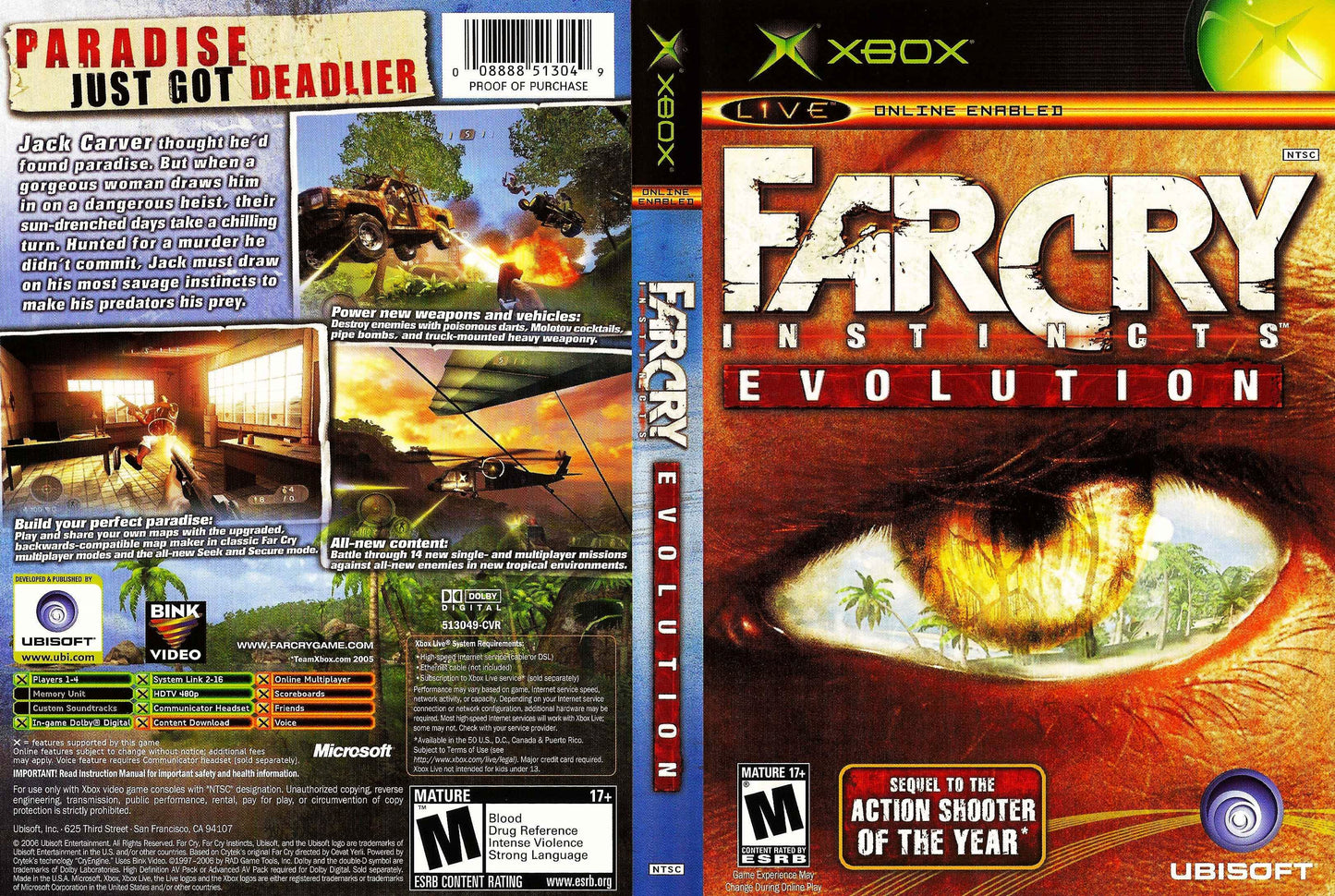 Far Cry Instincts Evolution Cover Art - WOI Solutions