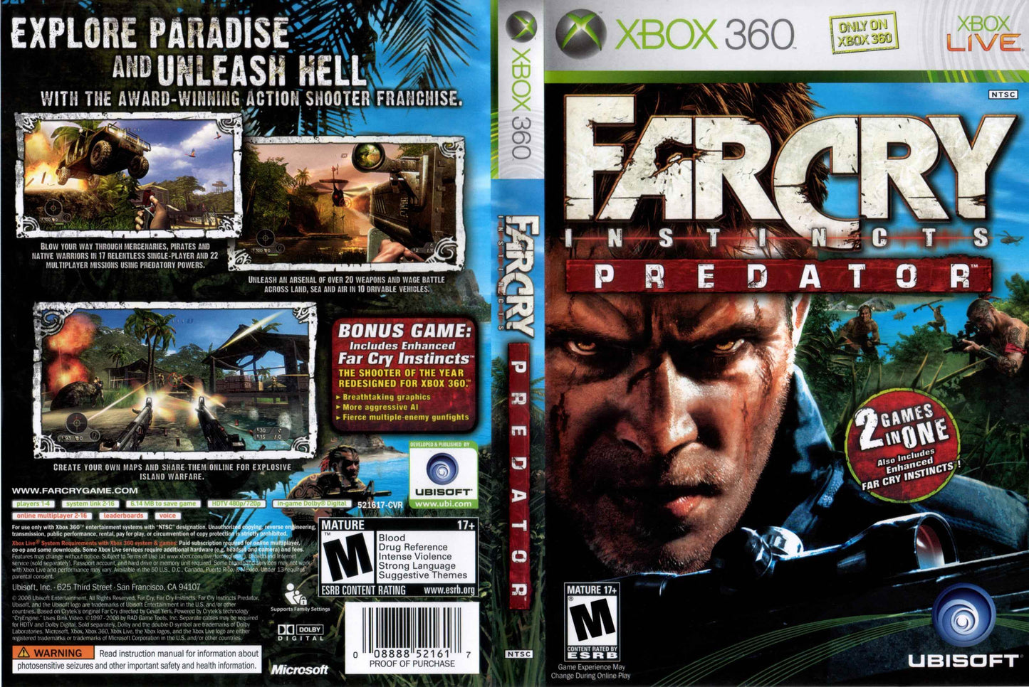 Far Cry Instincts Predator Cover Art - WOI Solutions