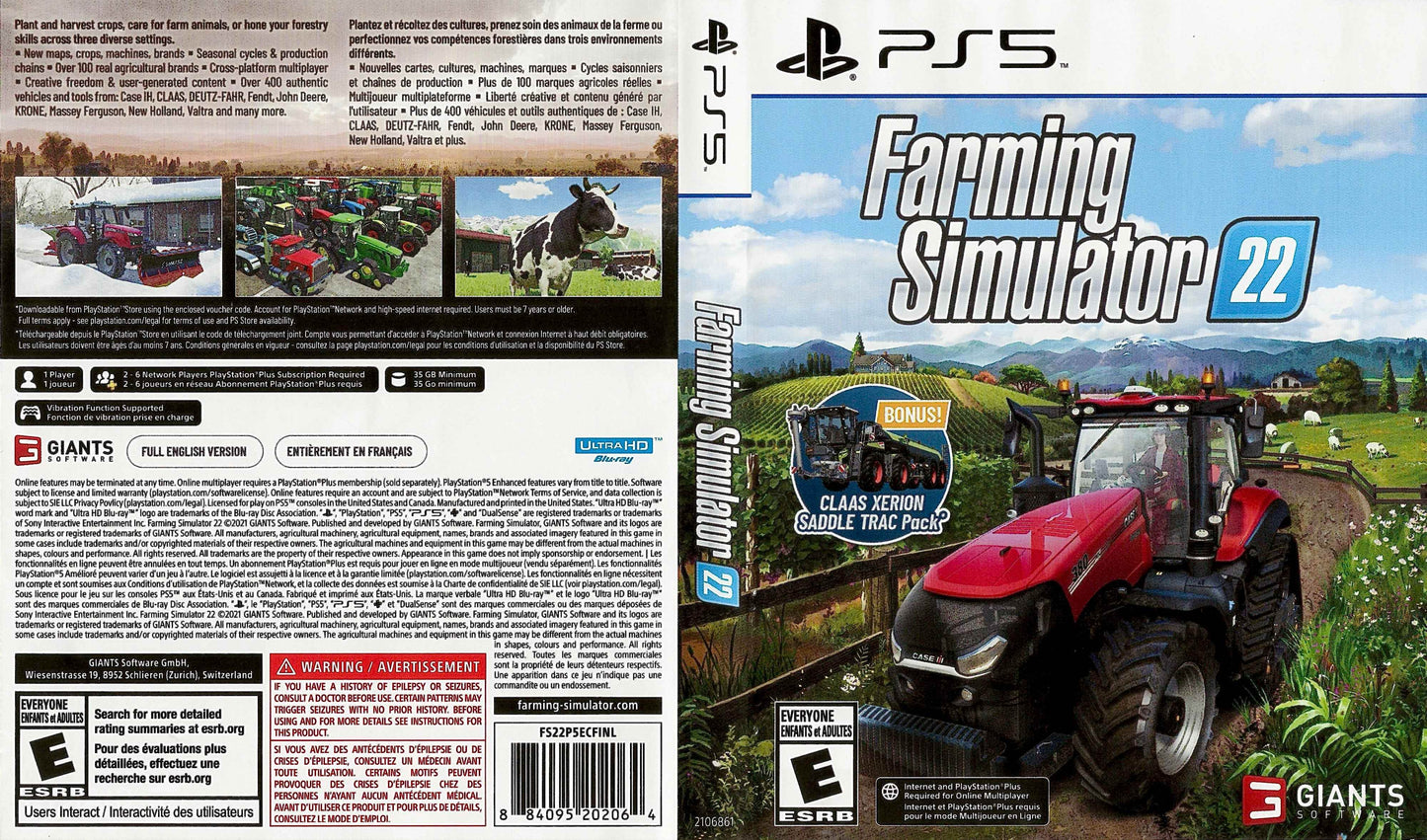 Farming Simulator 22 Cover Art - WOI Solutions