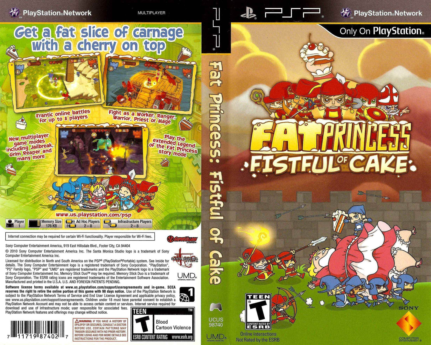 Fat Princess Fistful of Cake Cover Art - WOI Solutions