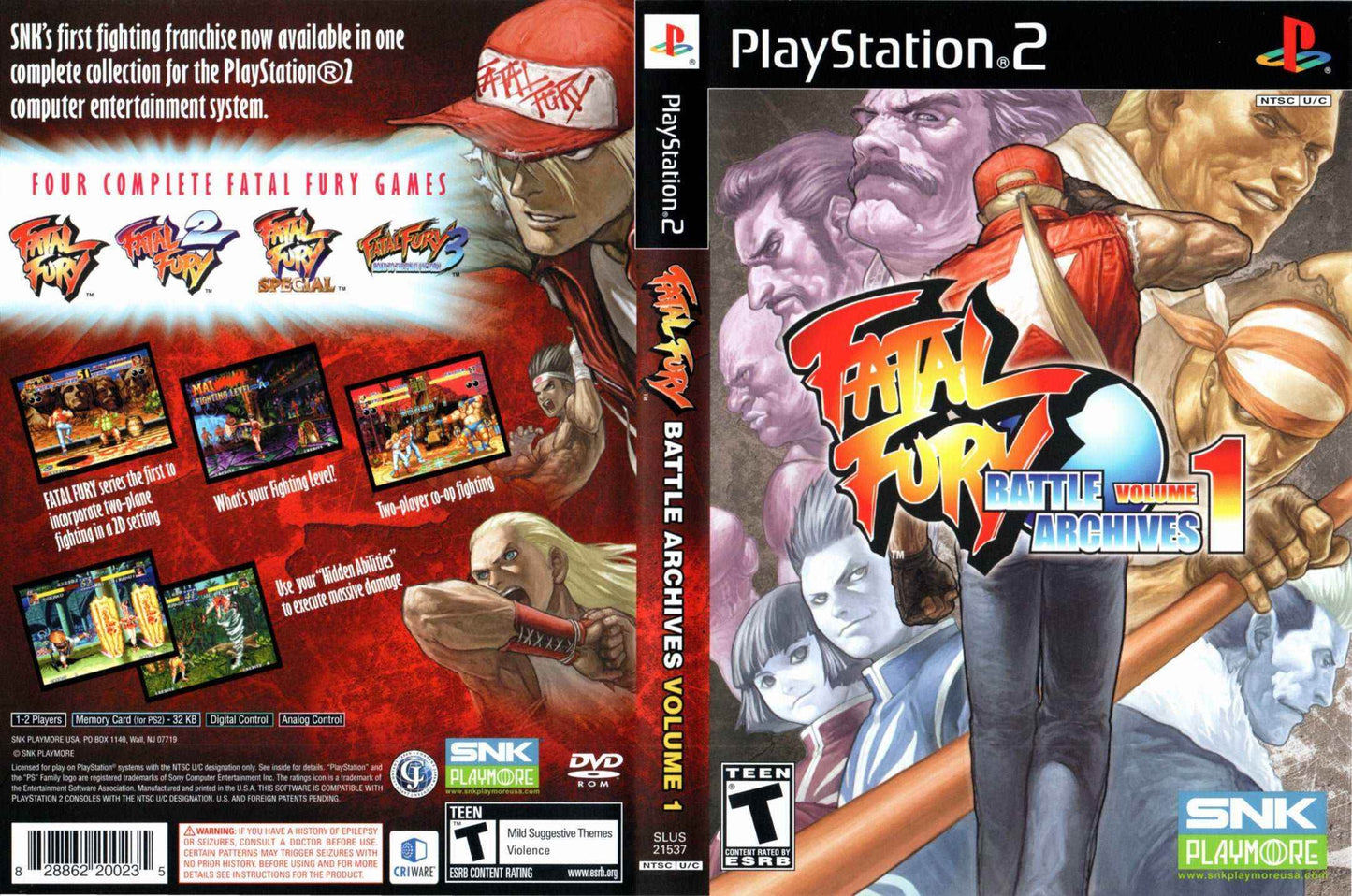 Fatal Fury Battle Archives Volume 1 Cover Art - WOI Solutions