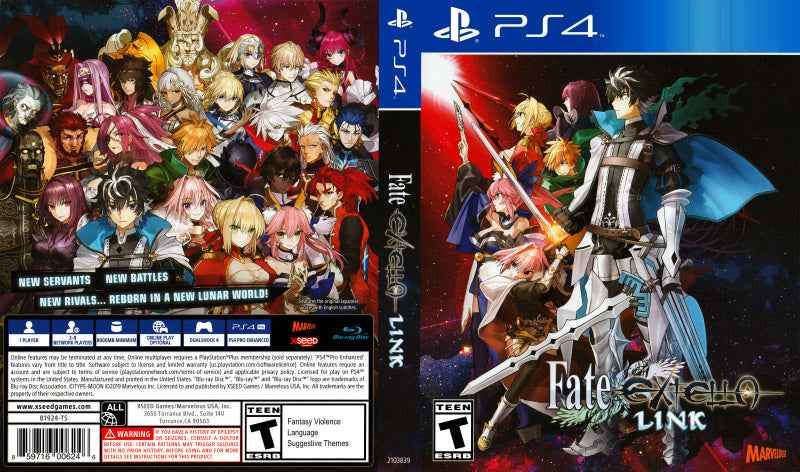 Fate Extella Link Cover Art - WOI Solutions