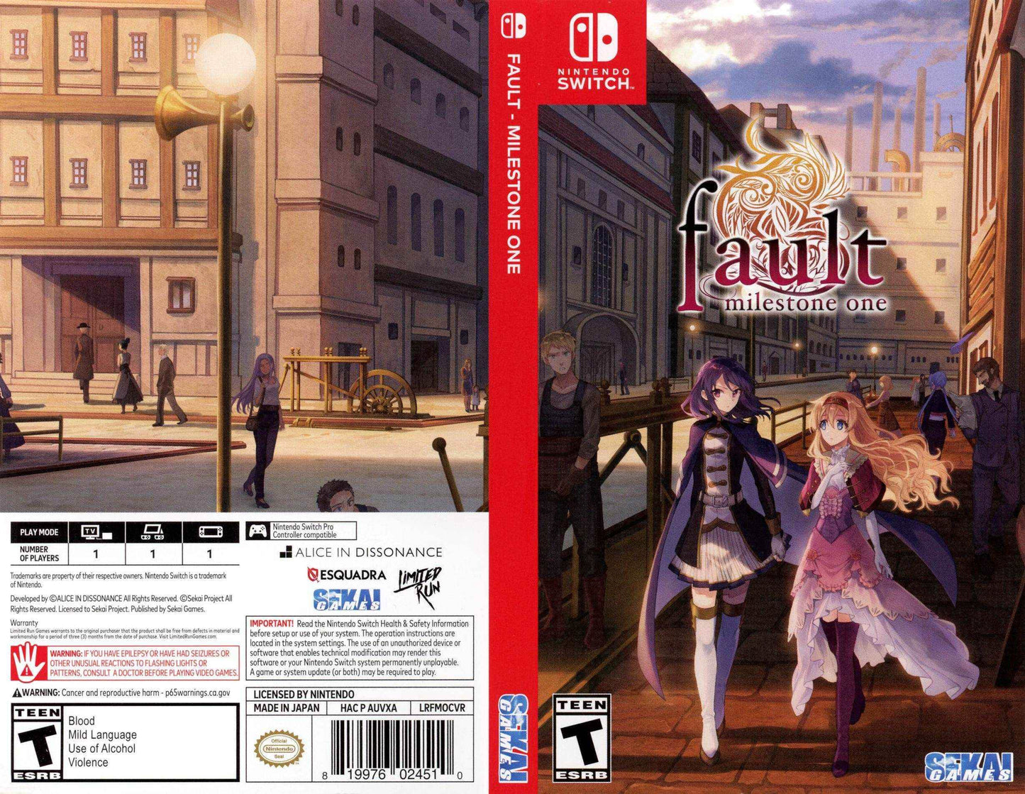 Fault - Milestone One Cover Art - WOI Solutions