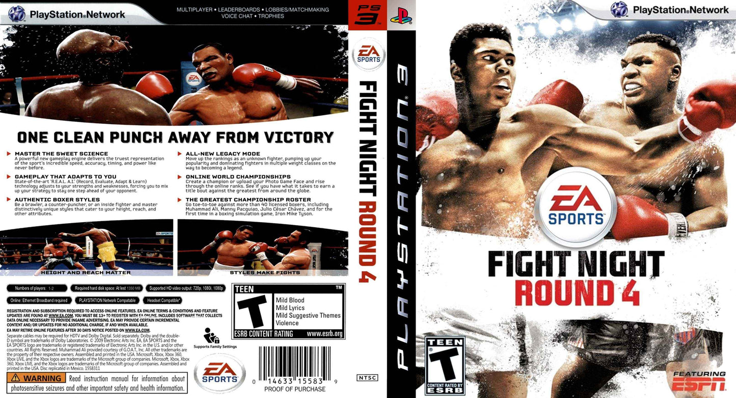 Fight Night Round 4 Cover Art - WOI Solutions