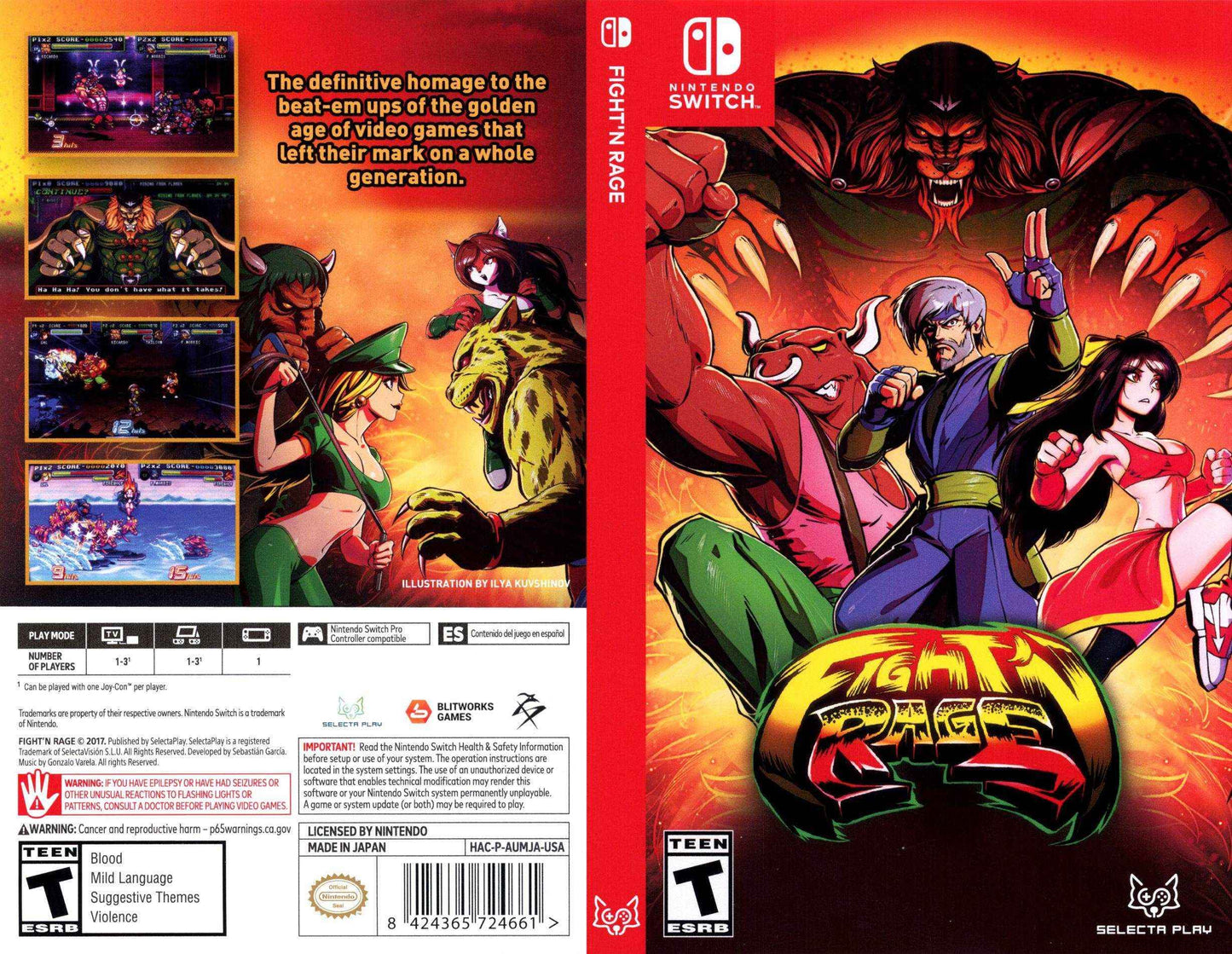 Fight'N Rage Cover Art - WOI Solutions