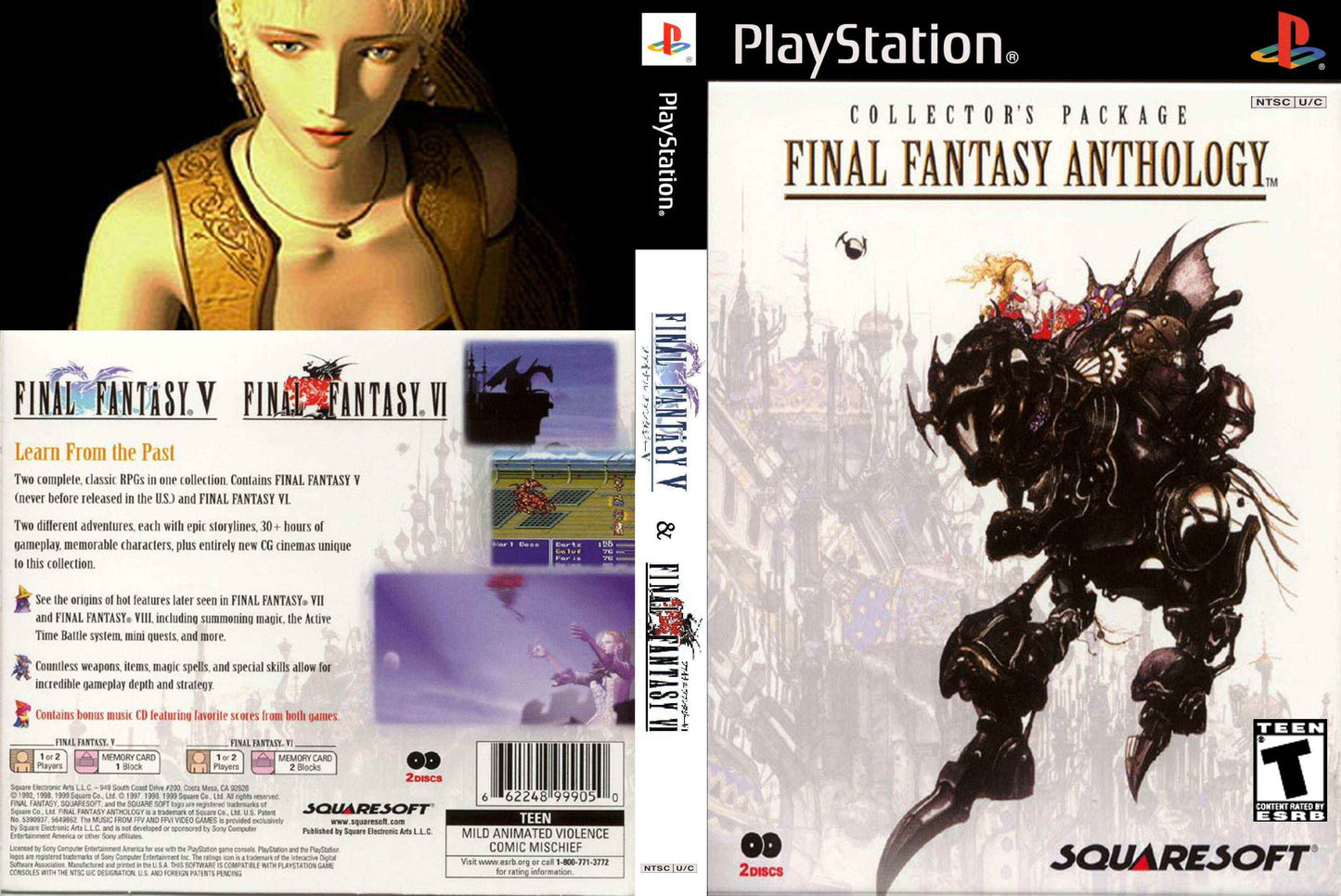 Final Fantasy Anthology Final Fantasy V & VI Cover Art - WOI Solutions