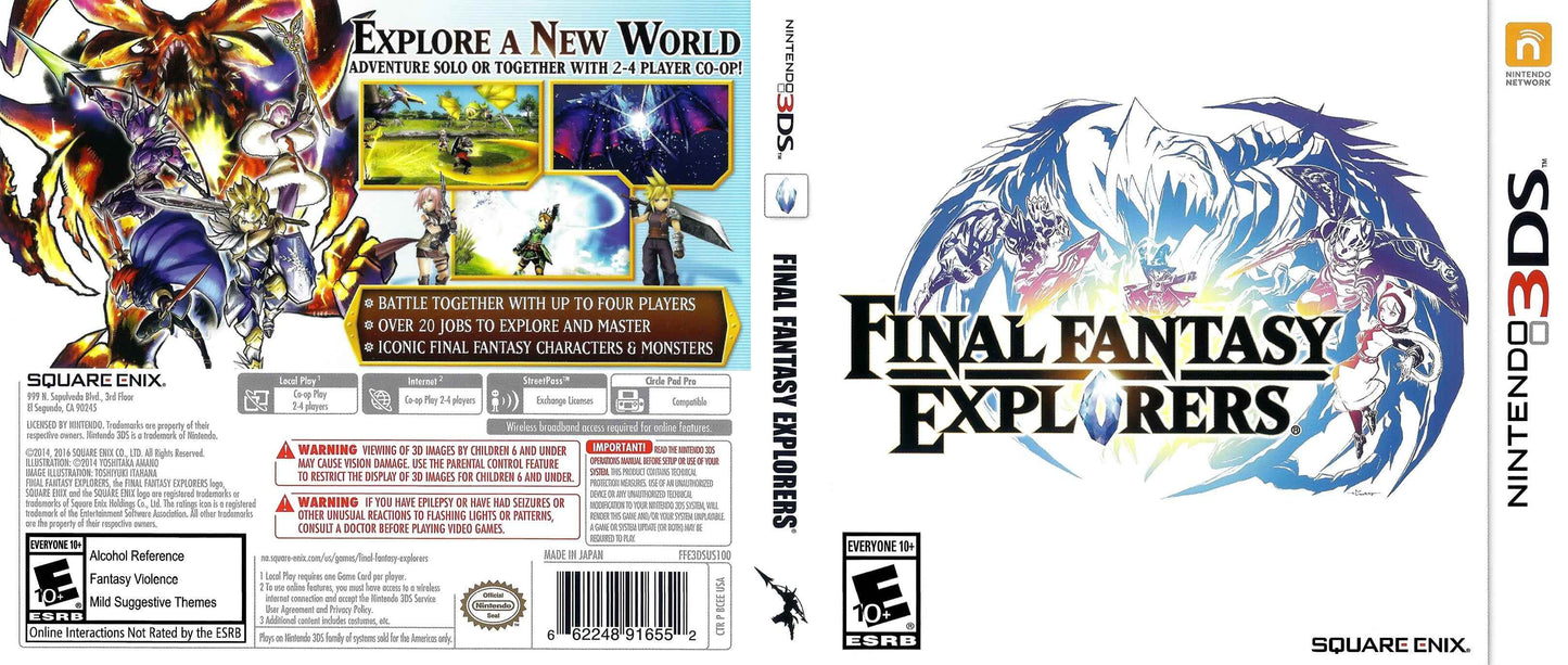 Final Fantasy Explorers Cover Art - WOI Solutions