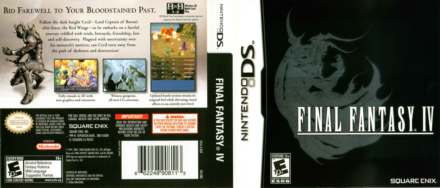 Final Fantasy IV Cover Art - WOI Solutions