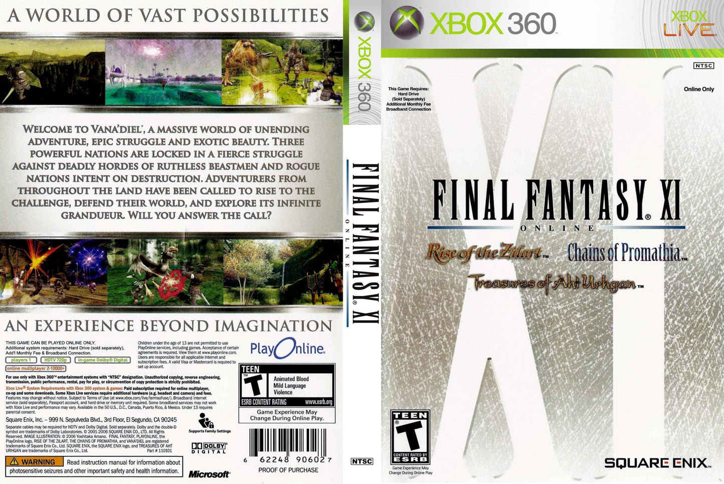 Final Fantasy XI Cover Art - WOI Solutions