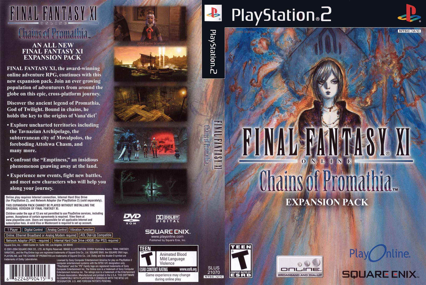 Final Fantasy XI Chains Of Promathia Cover Art - WOI Solutions