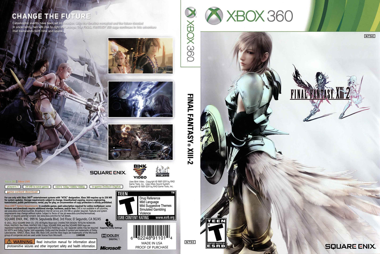 Final Fantasy XIII-2 Cover Art - WOI Solutions