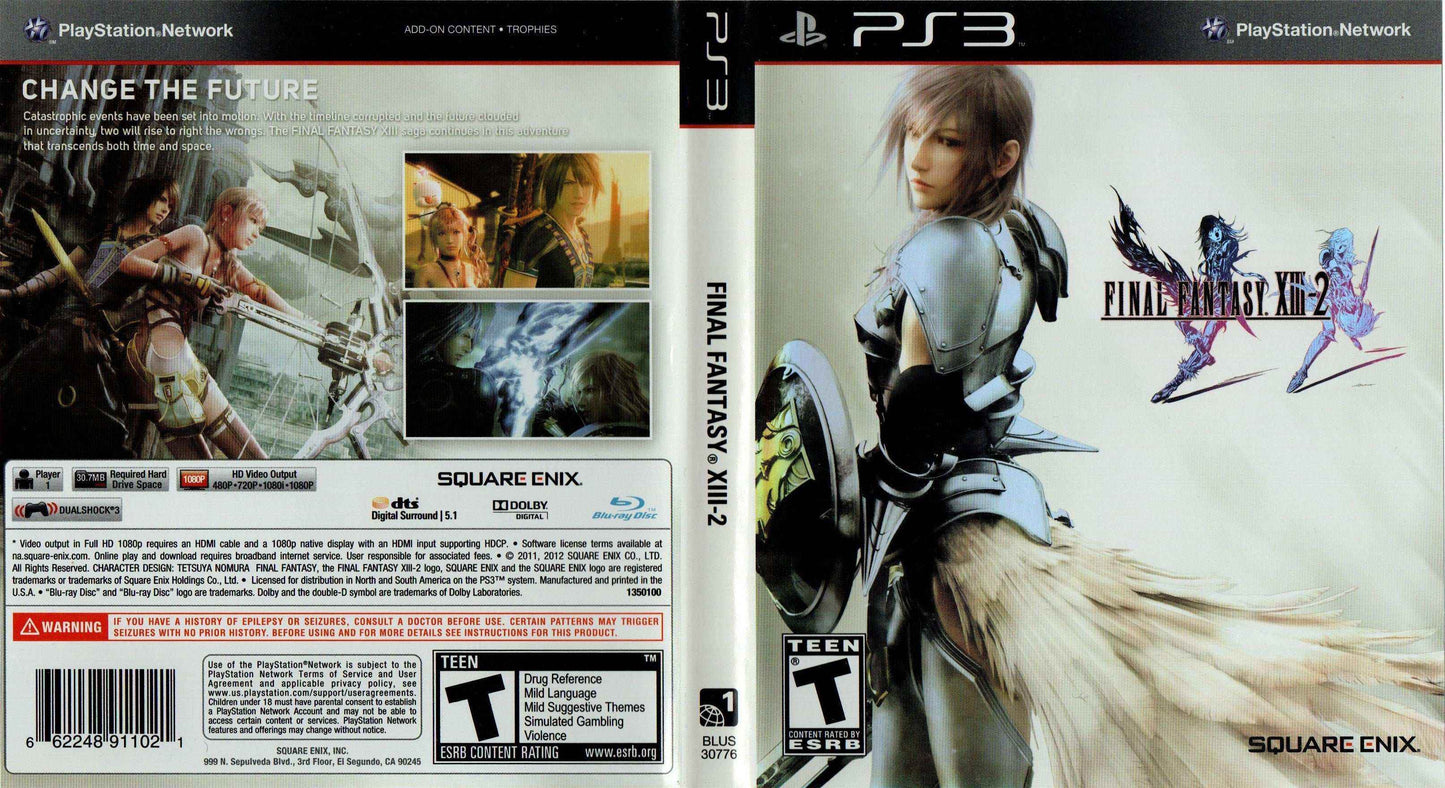 Final Fantasy XIII-2 Cover Art - WOI Solutions