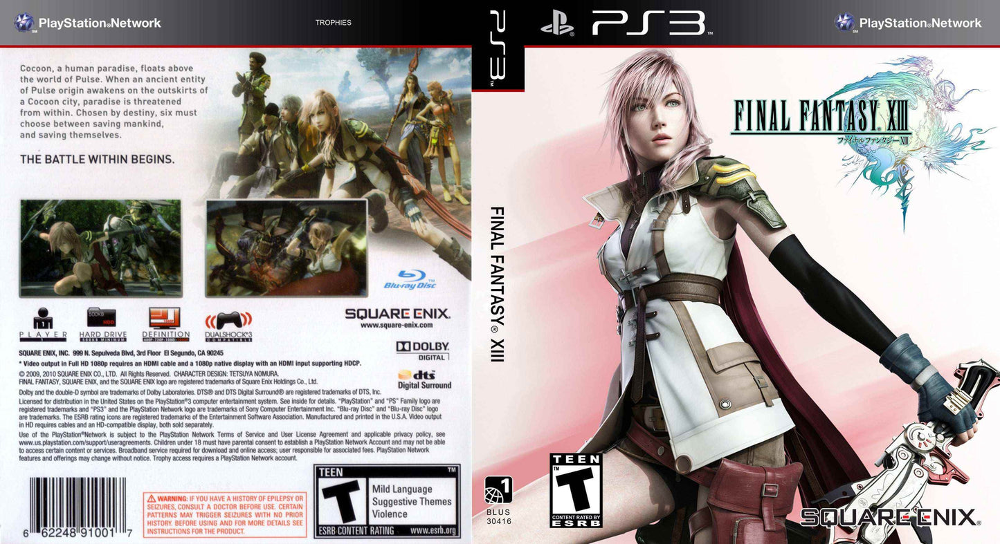 Final Fantasy XIII Cover Art - WOI Solutions