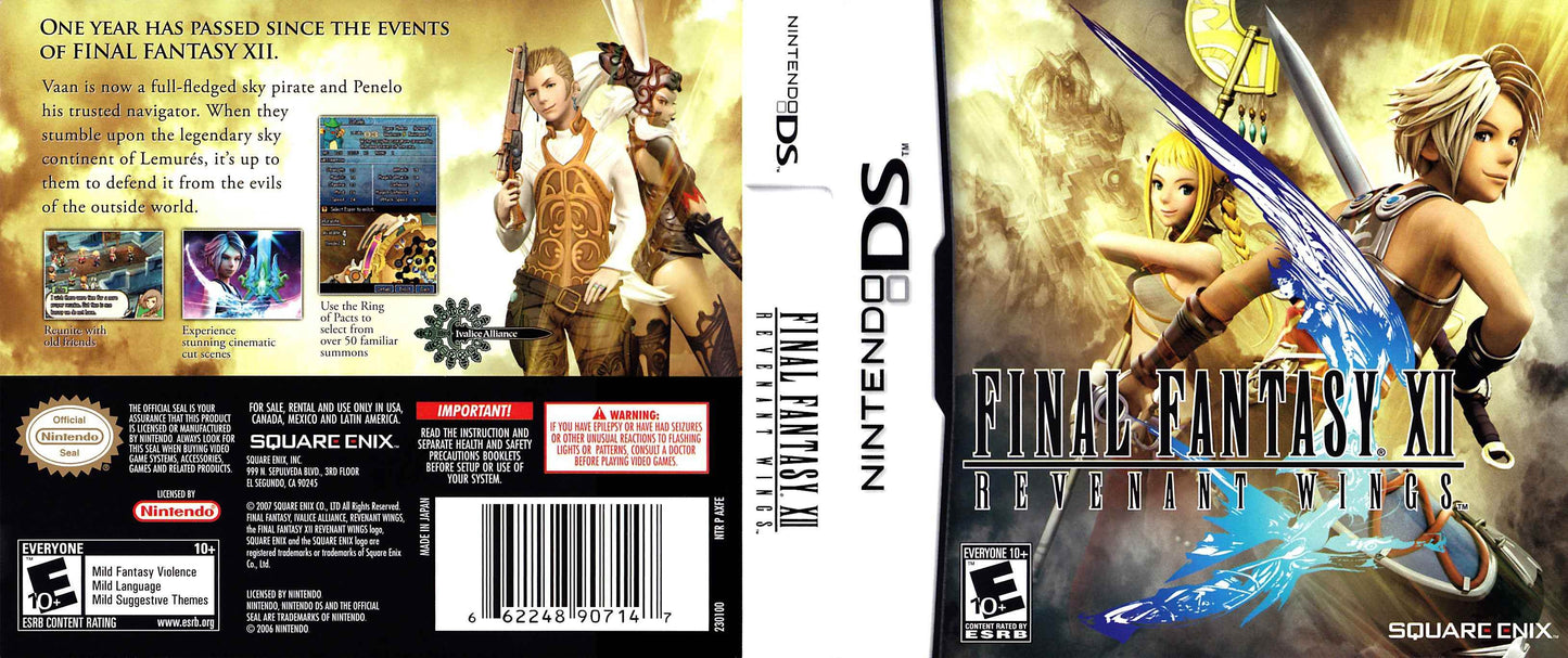 Final Fantasy XII Revenant Wings Cover Art - WOI Solutions