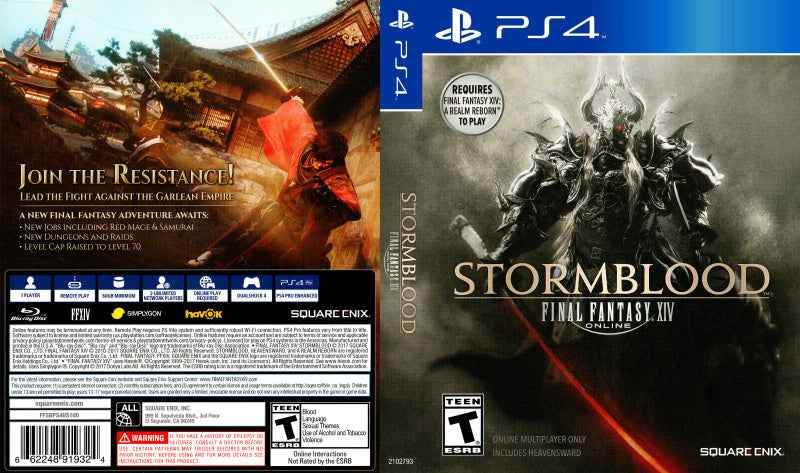 Final Fantasy XIV - Stormblood Cover Art - WOI Solutions